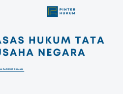 Asas Hukum Tata Usaha Negara