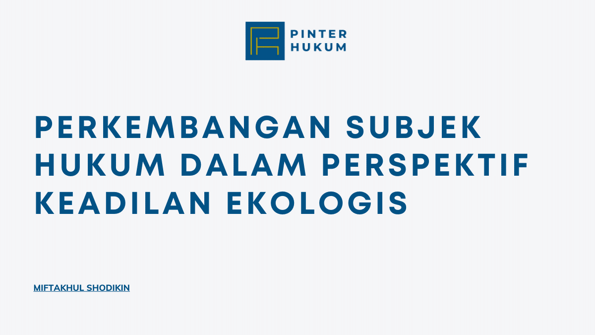 Subjek Hukum