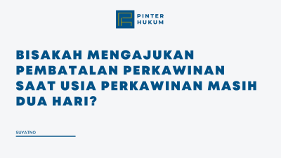 Pembatalan Perkawinan