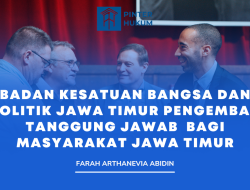 Badan Kesatuan Bangsa dan Politik (Bakesbangpol) Jawa Timur Pengemban Tanggung Jawab  Bagi Masyarakat Jawa Timur