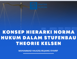 Konsep Hierarki Norma Hukum dalam Stufenbau Theorie Kelsen