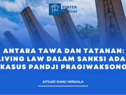 Antara Tawa dan Tatanan: Living Law dalam Sanksi Adat Kasus Pandji Pragiwaksono